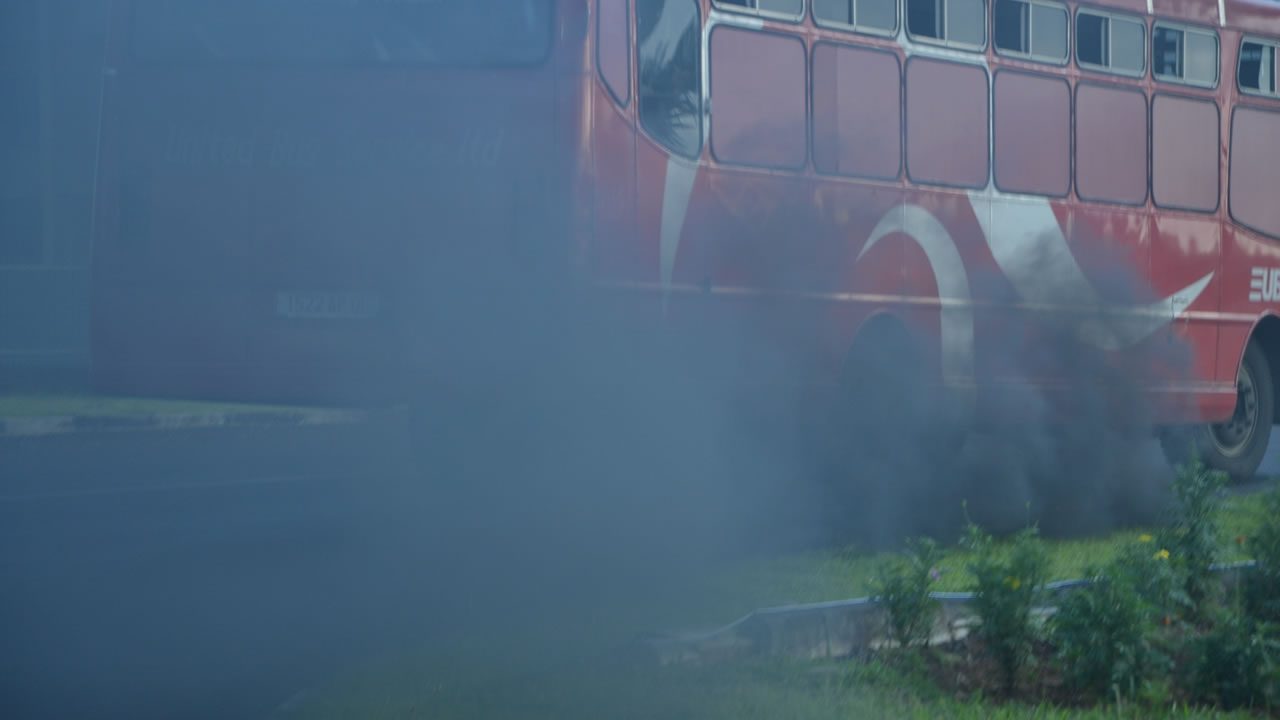 Photo prise à Grande Rivière à 13h, samedi.